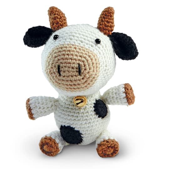Intermediate Cow Amigurumi Crochet Kit by Loops &#x26; Threads&#xAE;